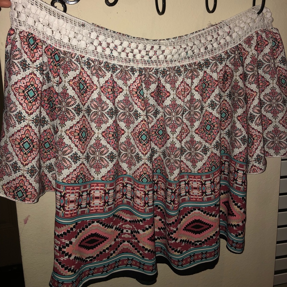 Off the shoulder blouse